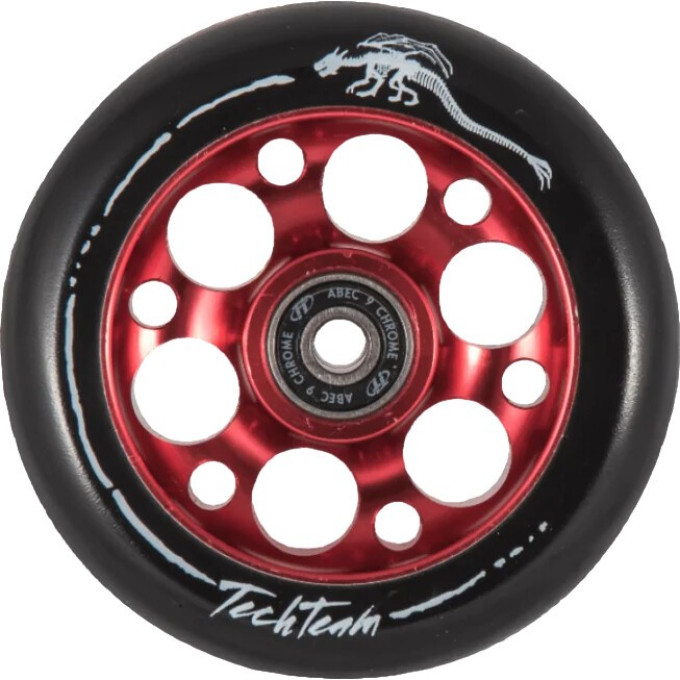 Колесо TECH TEAM для самоката X-Treme 100*24мм Winner, red NN007757