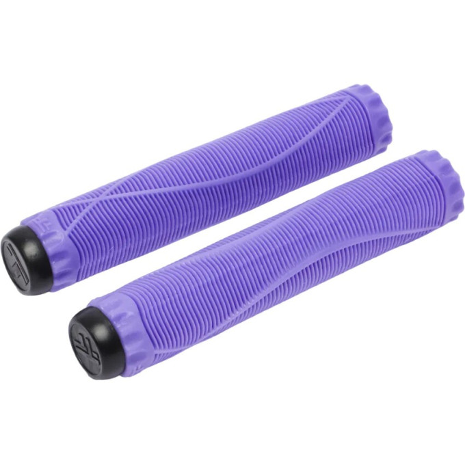 Набор TECH TEAM грипсы 2шт с барендами Fish, 170mm,на трюковой самокат 294354 purple NN010317