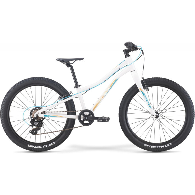 Велосипед '22 MERIDA MATTS J.24+ ECO Рама:One Size GlossyWhite/TealGold NN009750